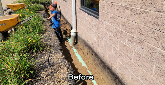 French Drain, Countryside Maintenance Lawn & Landscape